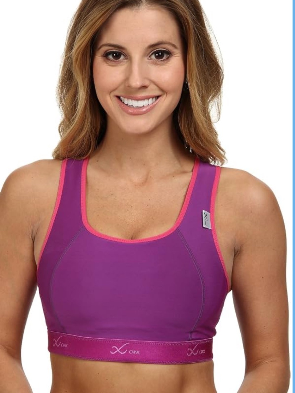 CW-X Women’s Purple Sports Bras (2) - Supportive Racerback 1 NWT 1 used 36D